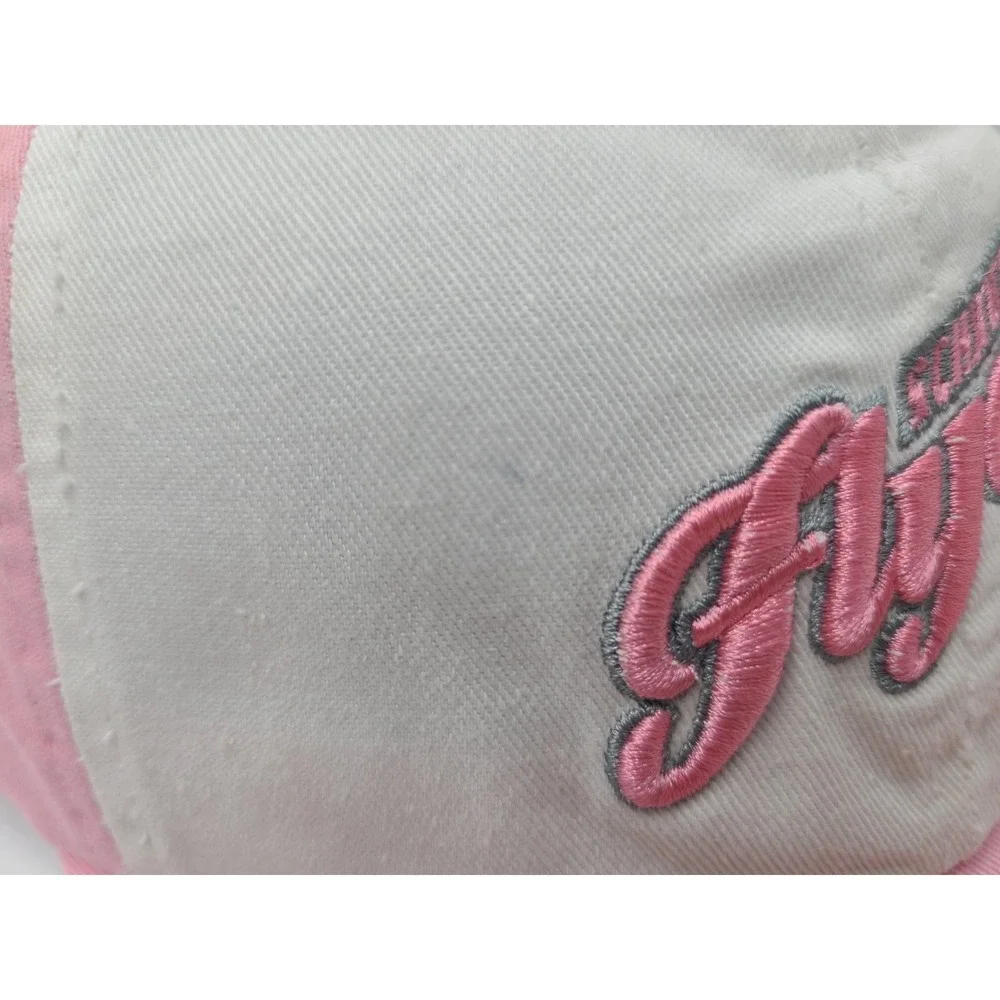 Youth Schaumburg Flyers‎ Zephyr Adjustable Hat Cap Northern League White Pink